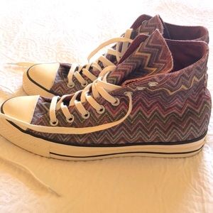 Converse x Missoni Hi Tops womens 10